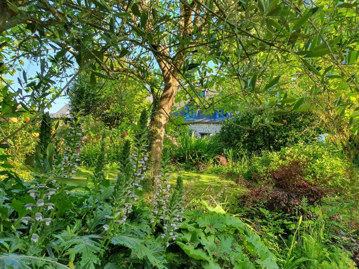 Maison En Pierre Dans Son Nid De Verdure Roz-Landrieux Exterior foto